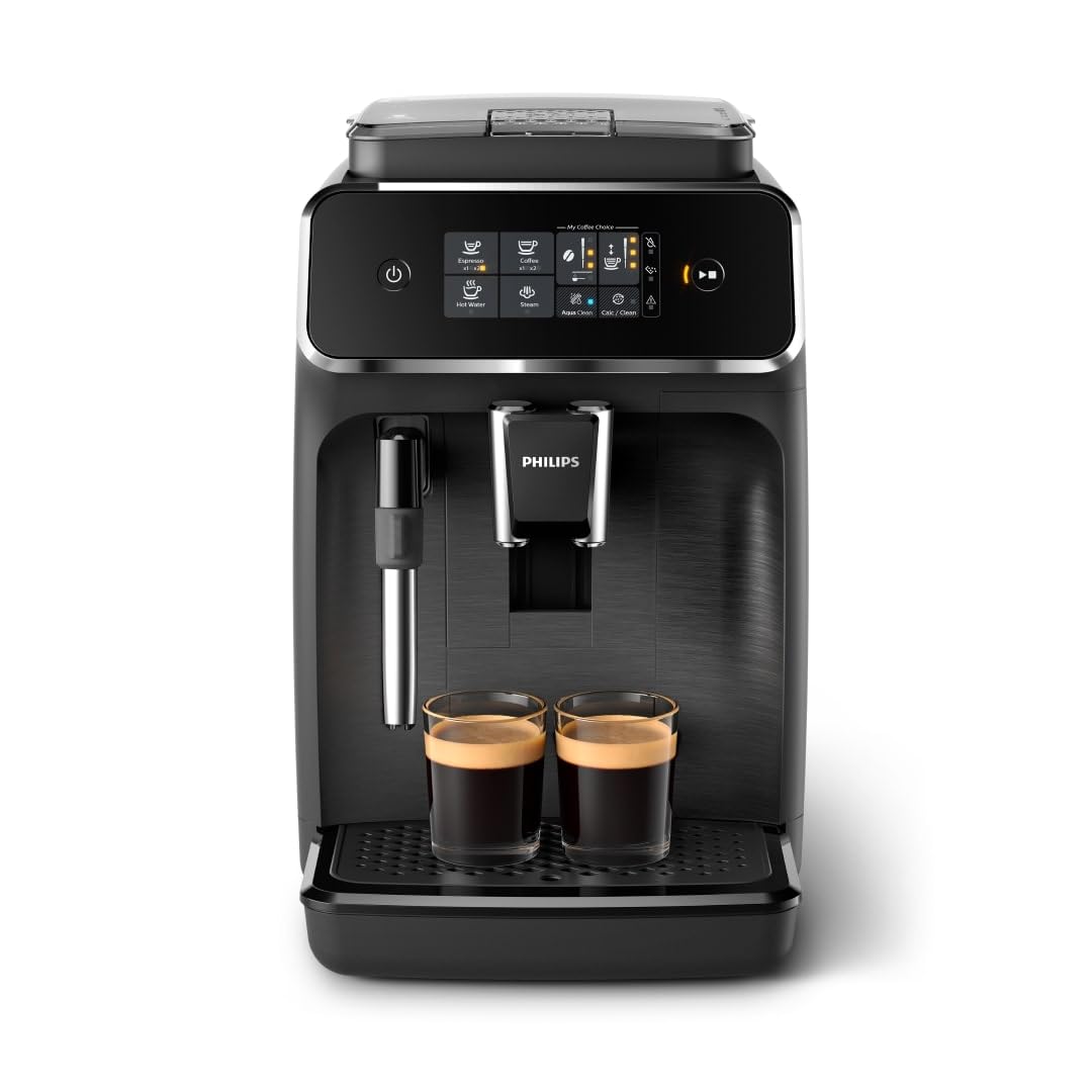 Philips 2200 Series Kaffeevollautomat – Keramikmahlwerk, Mattschwarz