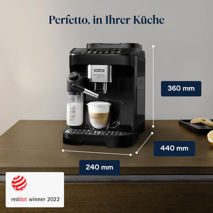 De'Longhi Magnifica Evo Kaffeevollautomat – 7 One-Touch, Schwarz