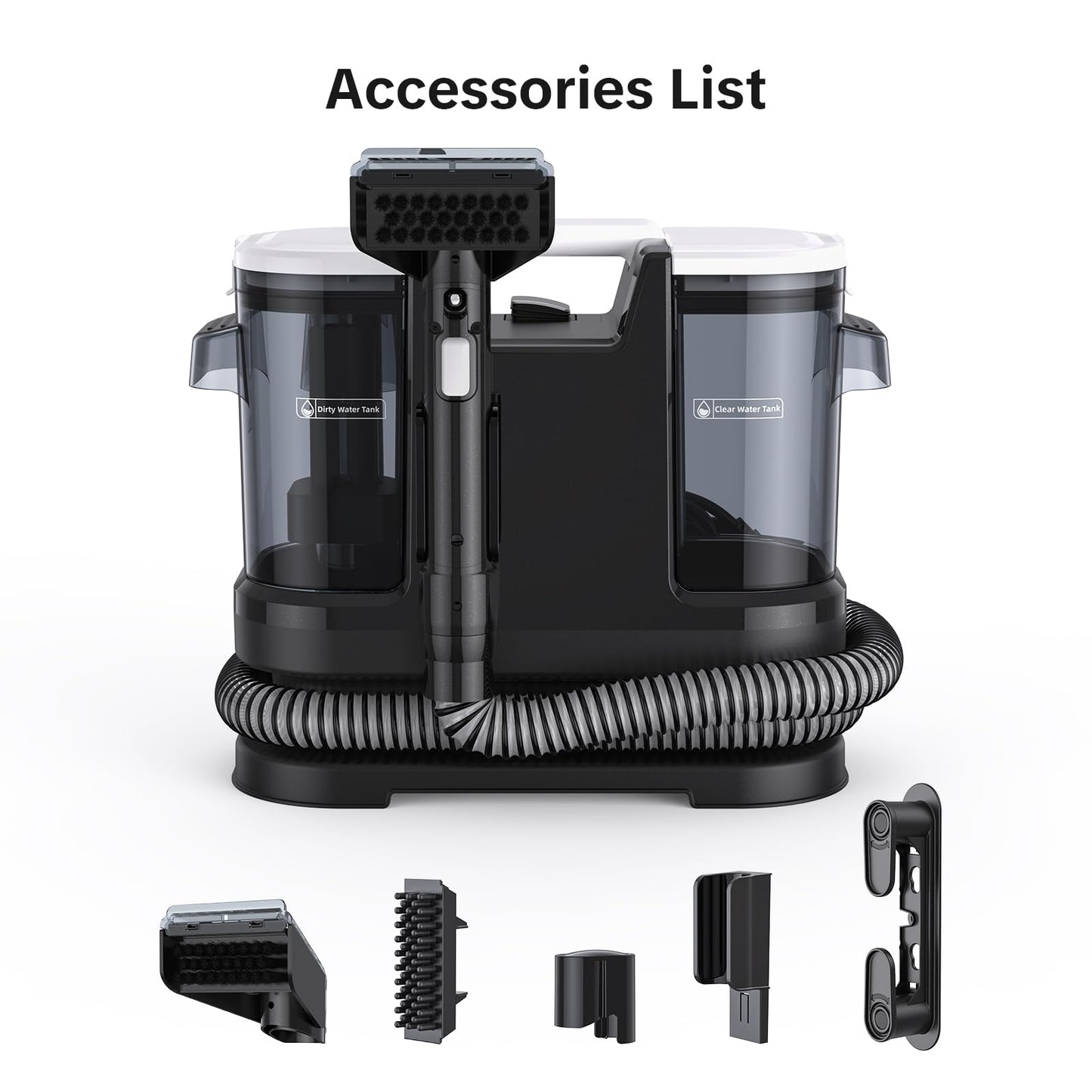 Welsauber Polsterreiniger 600W – Nasssauger 18kPa