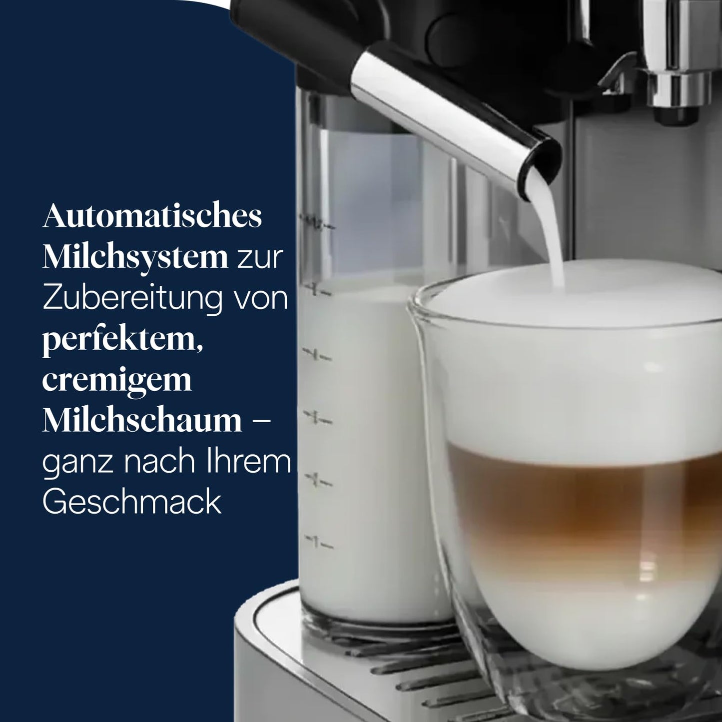 De'Longhi Magnifica Evo Next Kaffeevollautomat – 13 Getränke, Titan