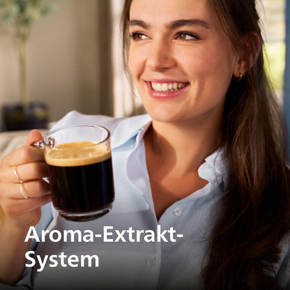 Philips 2200 Series Kaffeevollautomat – Keramikmahlwerk, Mattschwarz