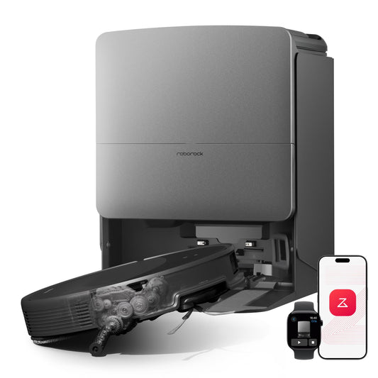 roborock Saros 20 Saugroboter mit Wischfunktion&angebbarem Wischmopp, AdaptiLift Chassis 3.0, 36,000 Pa Saugkraft, Autonomes StarSight System 2.0, DirTect-Technologie, Brandneues RockDock