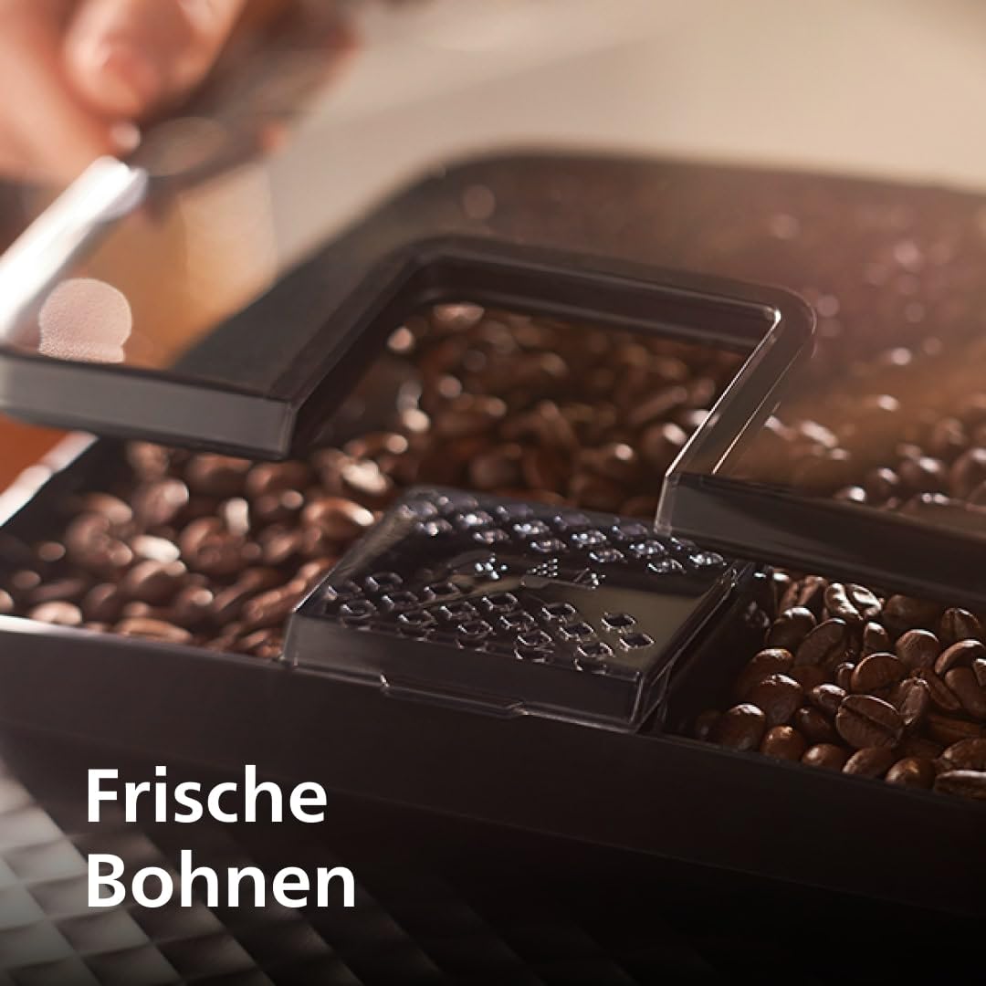 Philips 2200 Series Kaffeevollautomat – Keramikmahlwerk, Mattschwarz