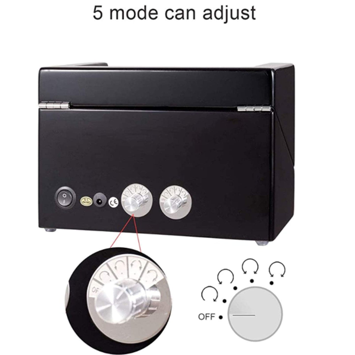 Automatische Uhrenbeweger-Box – leiser Motor, Dual-Stromversorgung