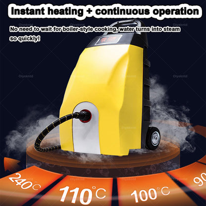 Oiyekntd Hochdruck-Dampfreiniger 3,5 L – Küche, Auto & Polster