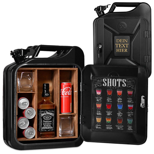 Maverton 20L Kanister Minibar mit Gravur – Personalisiertes Geschenk