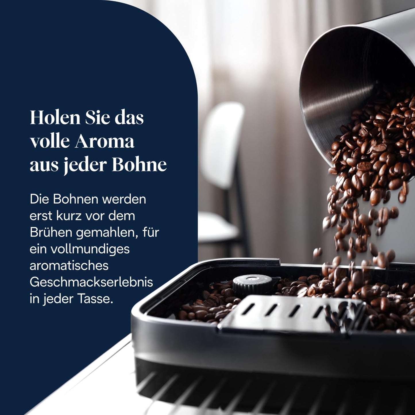 De'Longhi Magnifica Evo Kaffeevollautomat – 7 One-Touch, Schwarz