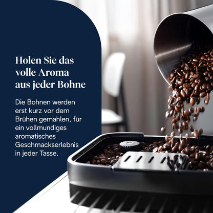 De'Longhi Magnifica Evo Kaffeevollautomat – 7 One-Touch, Schwarz