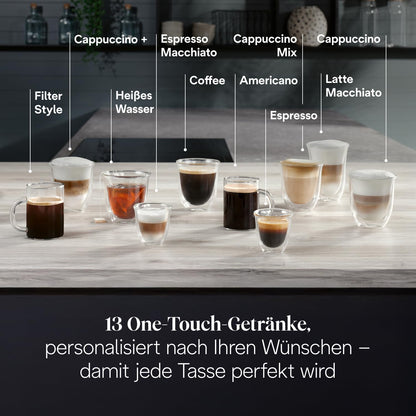 De'Longhi Magnifica Evo Next Kaffeevollautomat – 13 Getränke, Titan