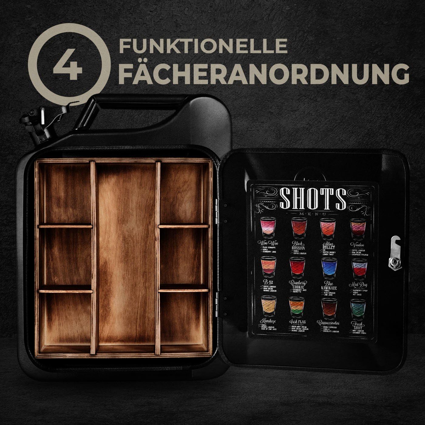 Maverton 20L Kanister Minibar mit Gravur – Personalisiertes Geschenk