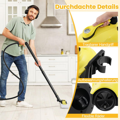 COSTWAY Dampfreiniger 2000W – 5 Bar, 1,8L Tank, 29 Zubehörteile