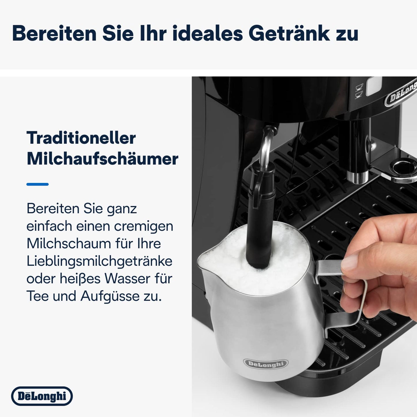 De'Longhi Magnifica S Kaffeevollautomat mit Milchaufschäumer