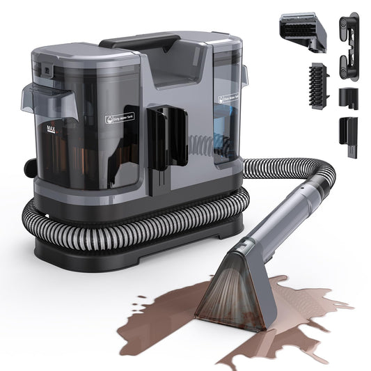 Lubluelu Polsterreiniger 600W – Nasssauger für Teppich & Sofa