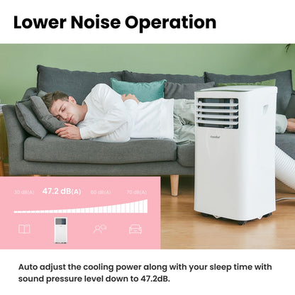 Comfee Mobiles Klimagerät 9000 BTU 3-in-1 – EEK A, 31 m²