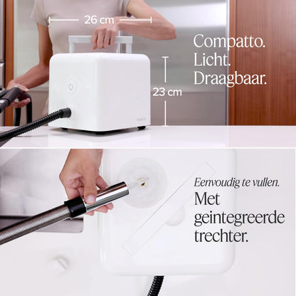 Dupray Neat Dampfreiniger mit 17-teiligem Zubehör – 135 °C