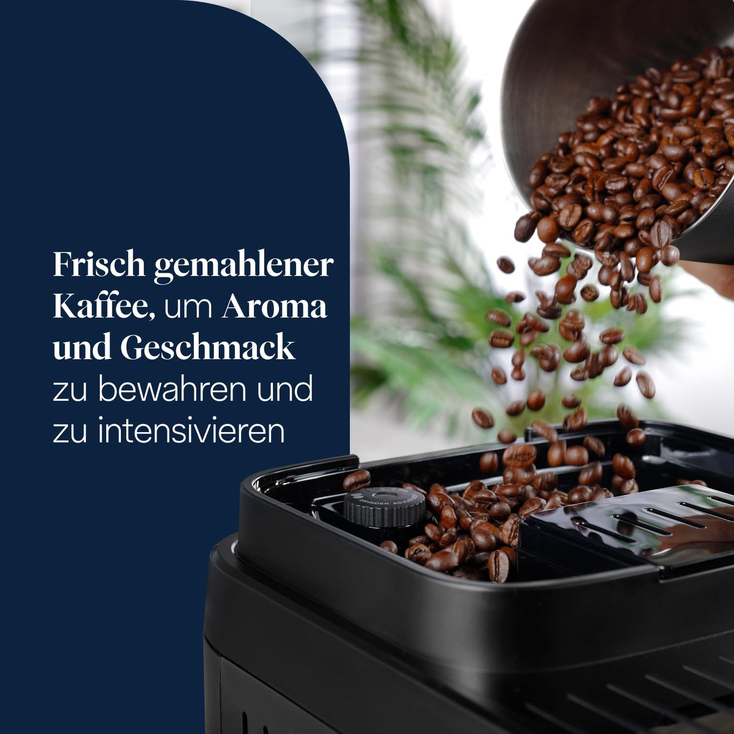 De'Longhi Magnifica Evo Next Kaffeevollautomat – 13 Getränke, Titan