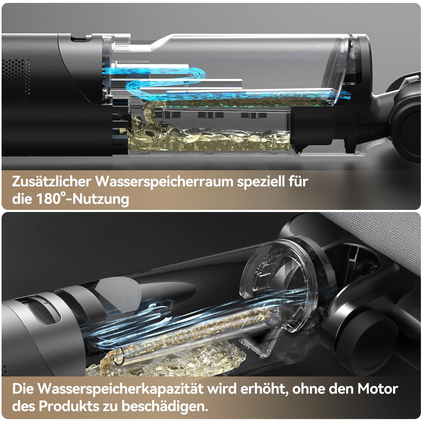 JONR ED 12 Pro Max Nass-Trockensauger 17.000 Pa LCD 70 °C Reinigung