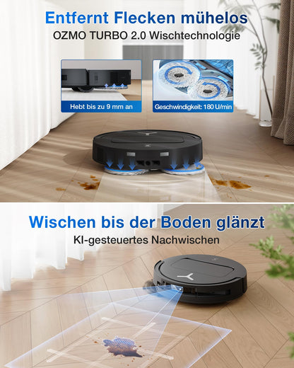 ECOVACS DEEBOT T50 PRO Omni Gen2 Saugroboter 21.000 Pa 81 mm