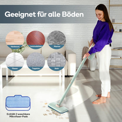 Newbealer 2-in-1 Dampfreiniger 1200W – Böden, Teppiche & mehr