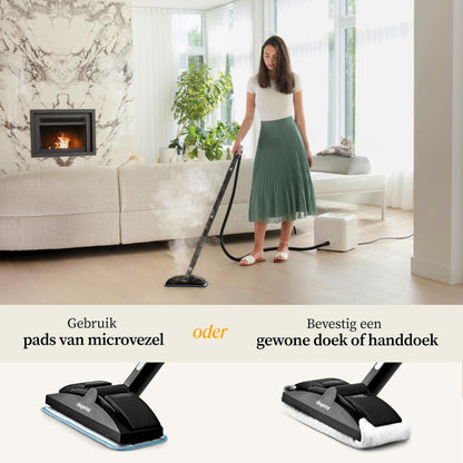 Dupray Neat Dampfreiniger mit 17-teiligem Zubehör – 135 °C