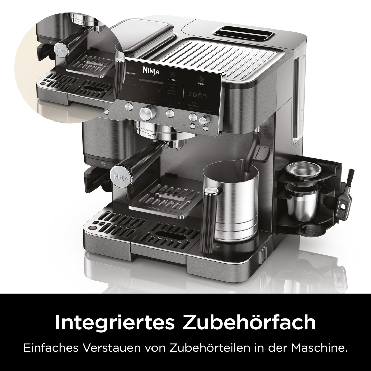 Ninja Luxe Premier 3-in-1 Kaffeemaschine – Espresso, Cold Brew & Filter