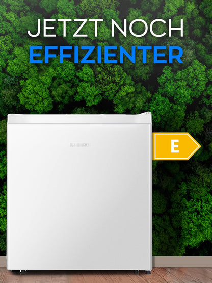 HEINRICHS Mini Kühlschrank 45 L leise 39 dB mit Kühlfach Weiß
